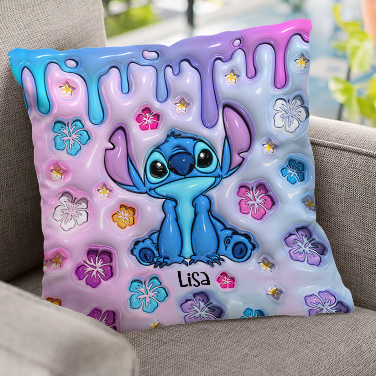 Ohana Means Family - Personalized Ohana Throw Pillow