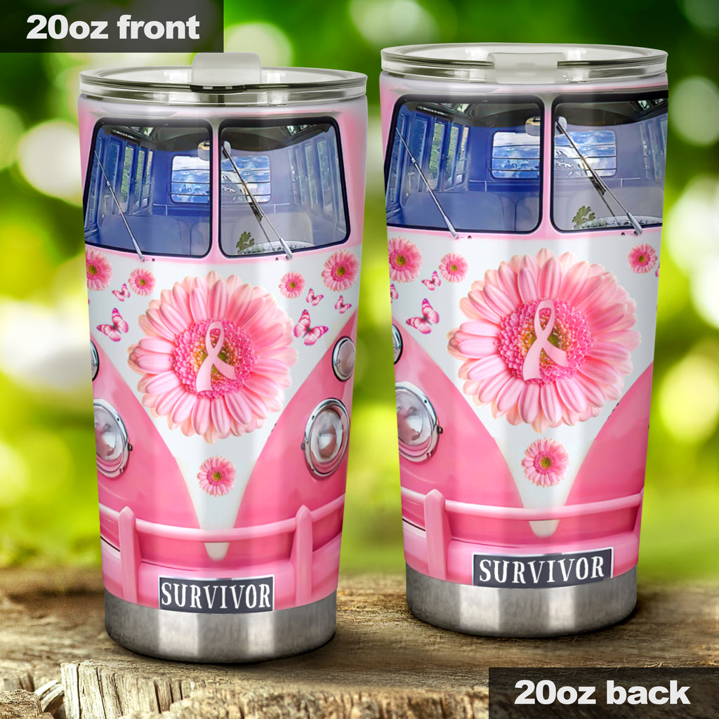 Survivor Breast Cancer Awareness Tumbler 0622