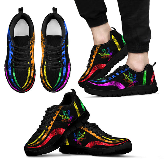 Smokey Rainbow Leaf - Weed Sneakers 0822