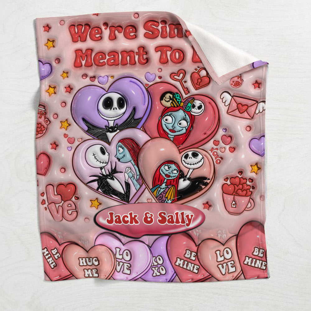 We’re Simply Meant To Be - Personalized Nightmare Blanket
