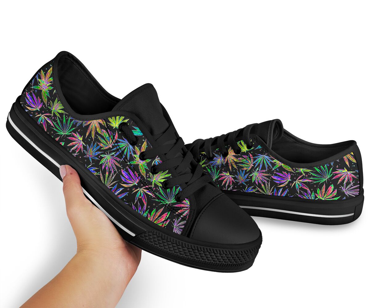 Neon Pot Party - Weed Low Top Shoes 0822