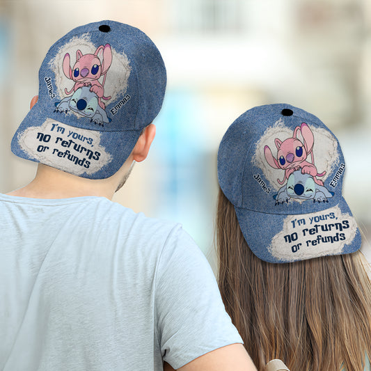 Ohana I'm Yours No Returns Or Refunds - Personalized Ohana Classic Cap