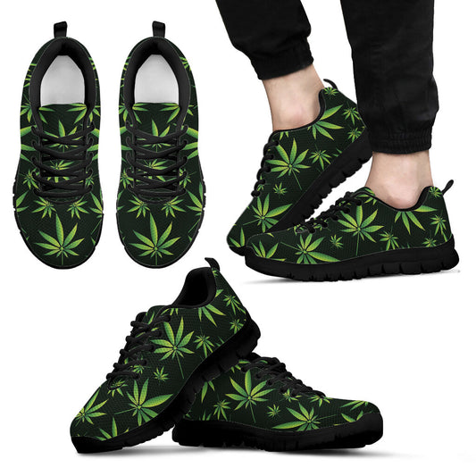 Green Leaves Pattern - Weed Sneakers 0822