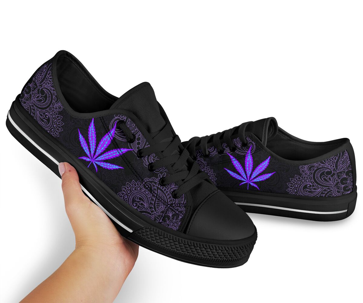 420 In My Blood - Weed Low Top Shoes 0822