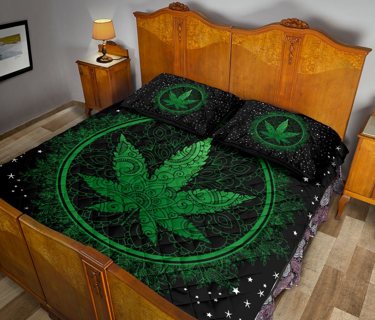 Mandala Circle - Weed Quilt Set 0822