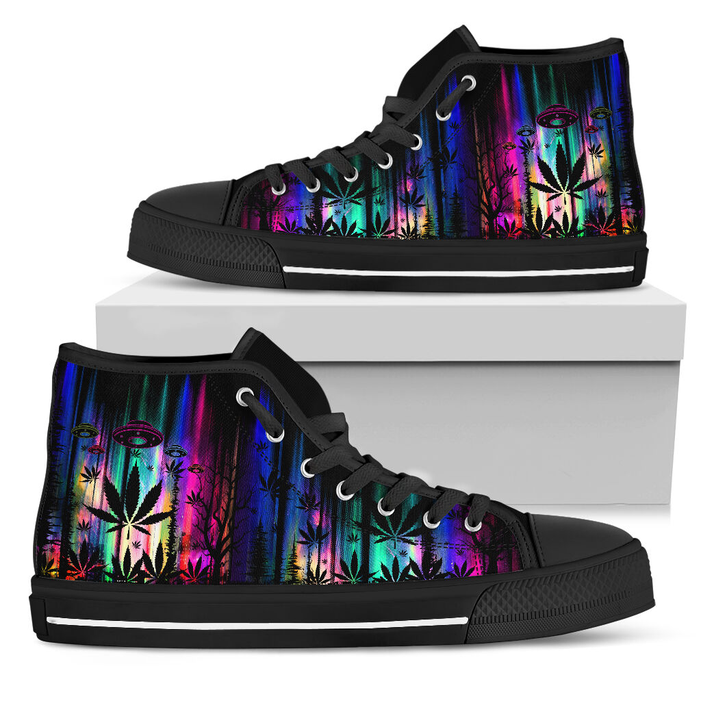 Stay High All Night - Weed High Top Shoes 0822