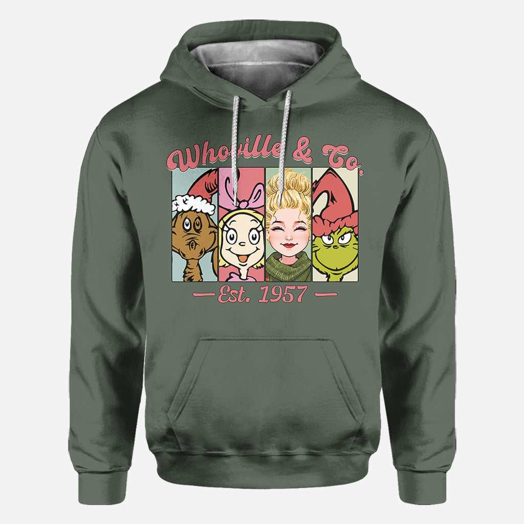 Green Mischief - Personalized Stole Christmas All Over Shirt