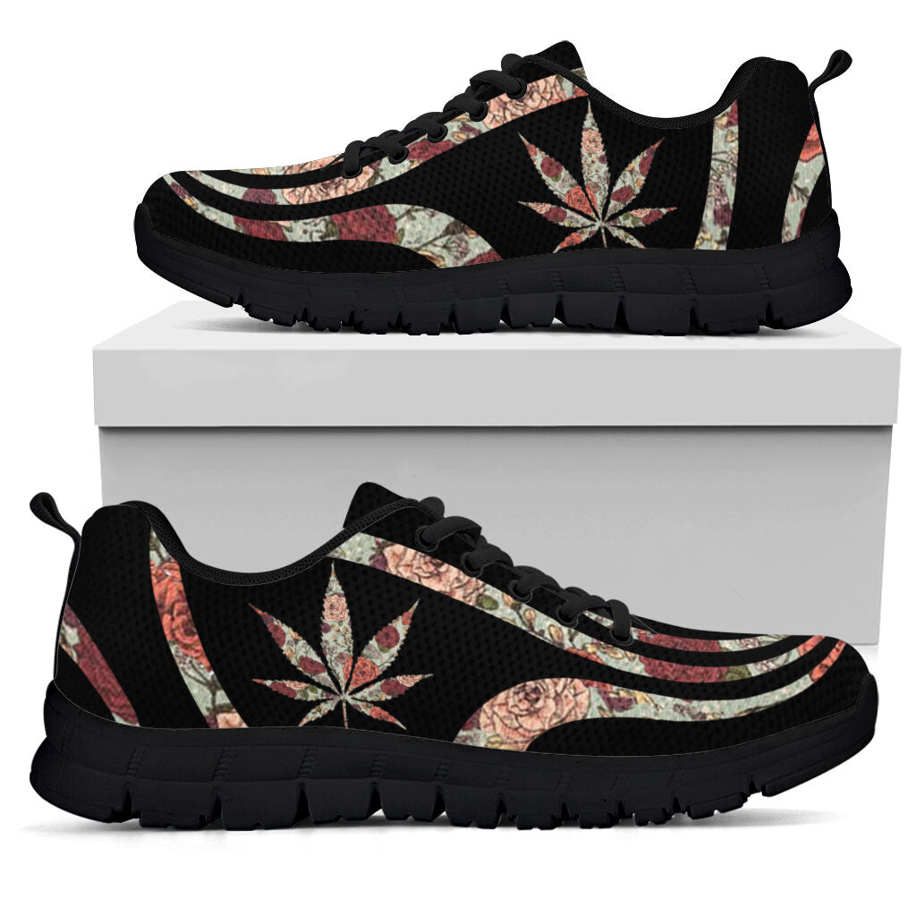 Floral Pattern - Weed Sneakers 0822