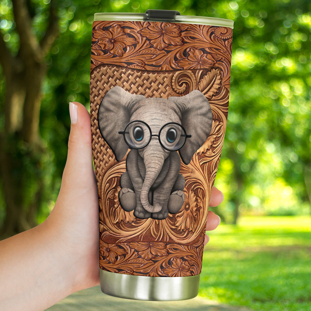 Love Elephants Elephant Tumbler 0622