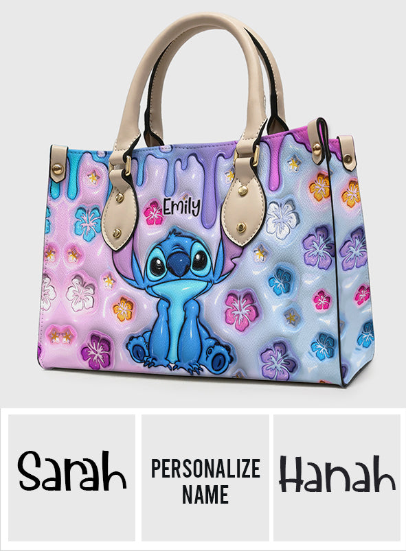Ohana Means Family - Personalized Ohana Leather Handbag
