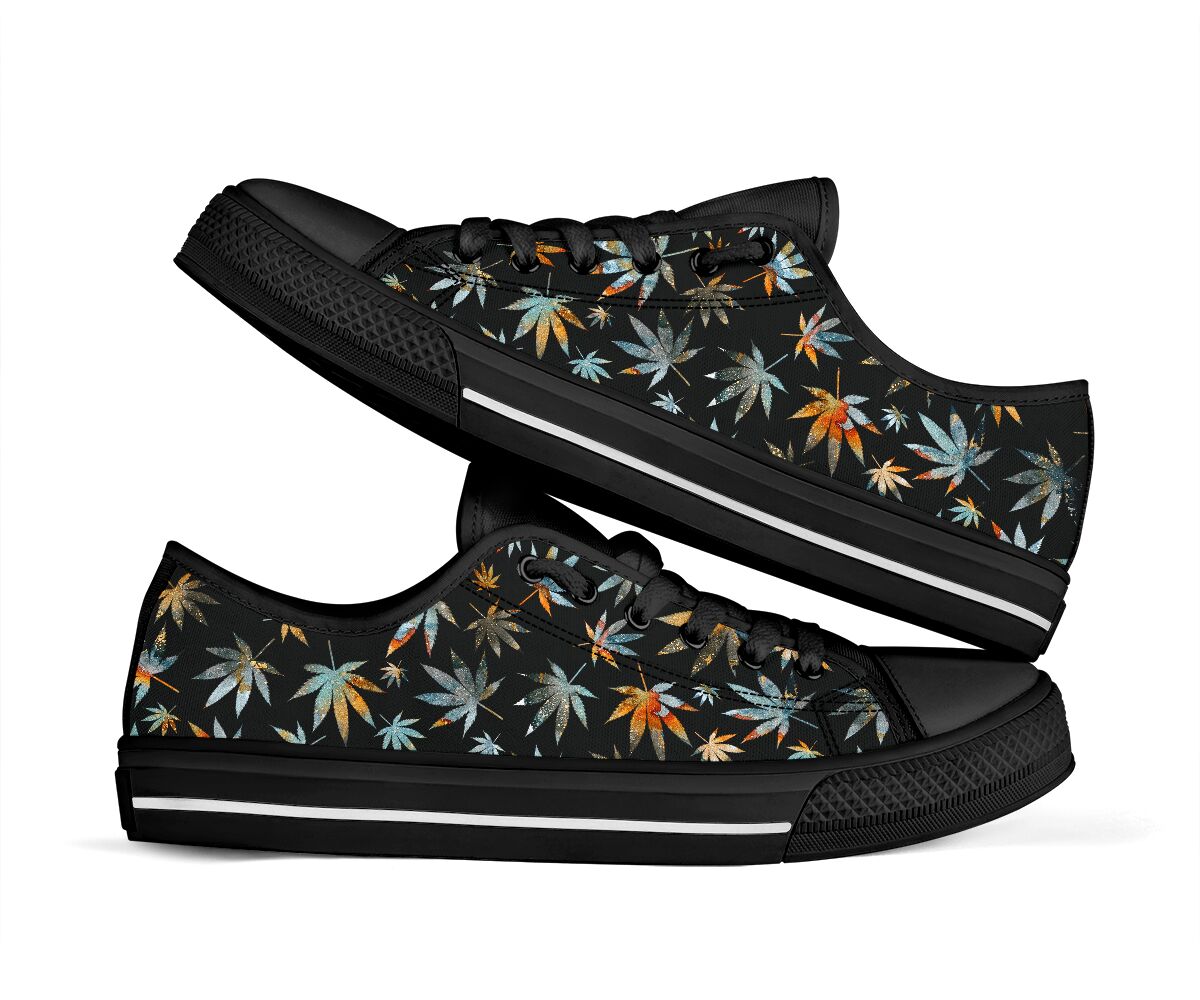 Lovely Leaves - Weed Low Top Shoes 0822