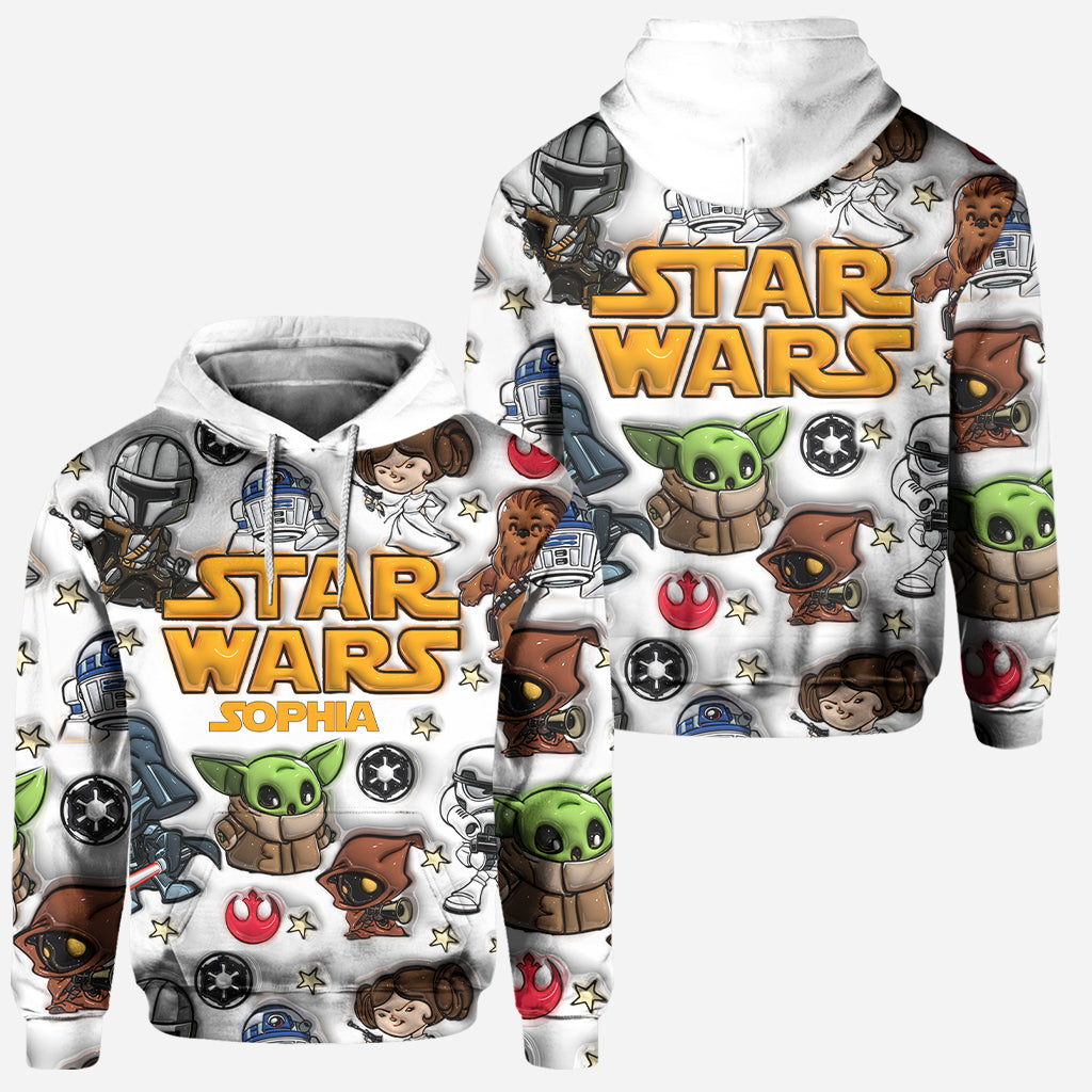 The Galaxy - Personalized The Force Hoodie and Leggings