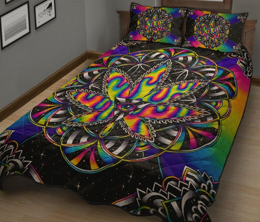 Trippy 420 - Weed Quilt Set 0822