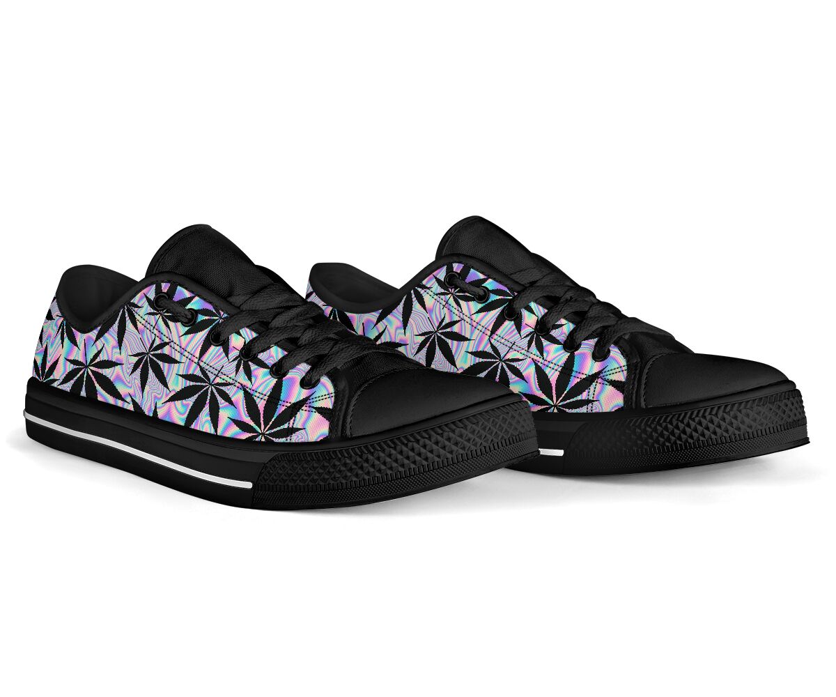 Holographic 420 - Weed Low Top Shoes 0822