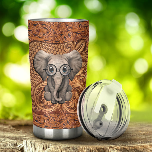 Love Elephants Elephant Tumbler 0622