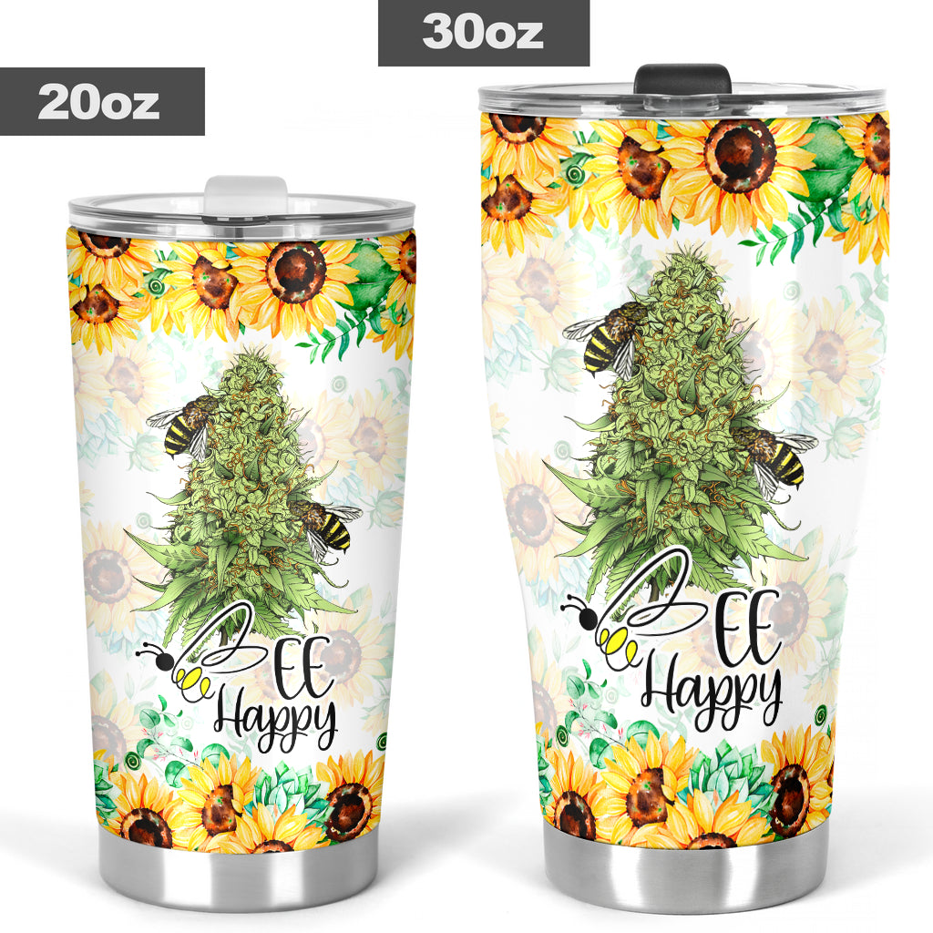 Bee Happy - Weed Tumbler 0822