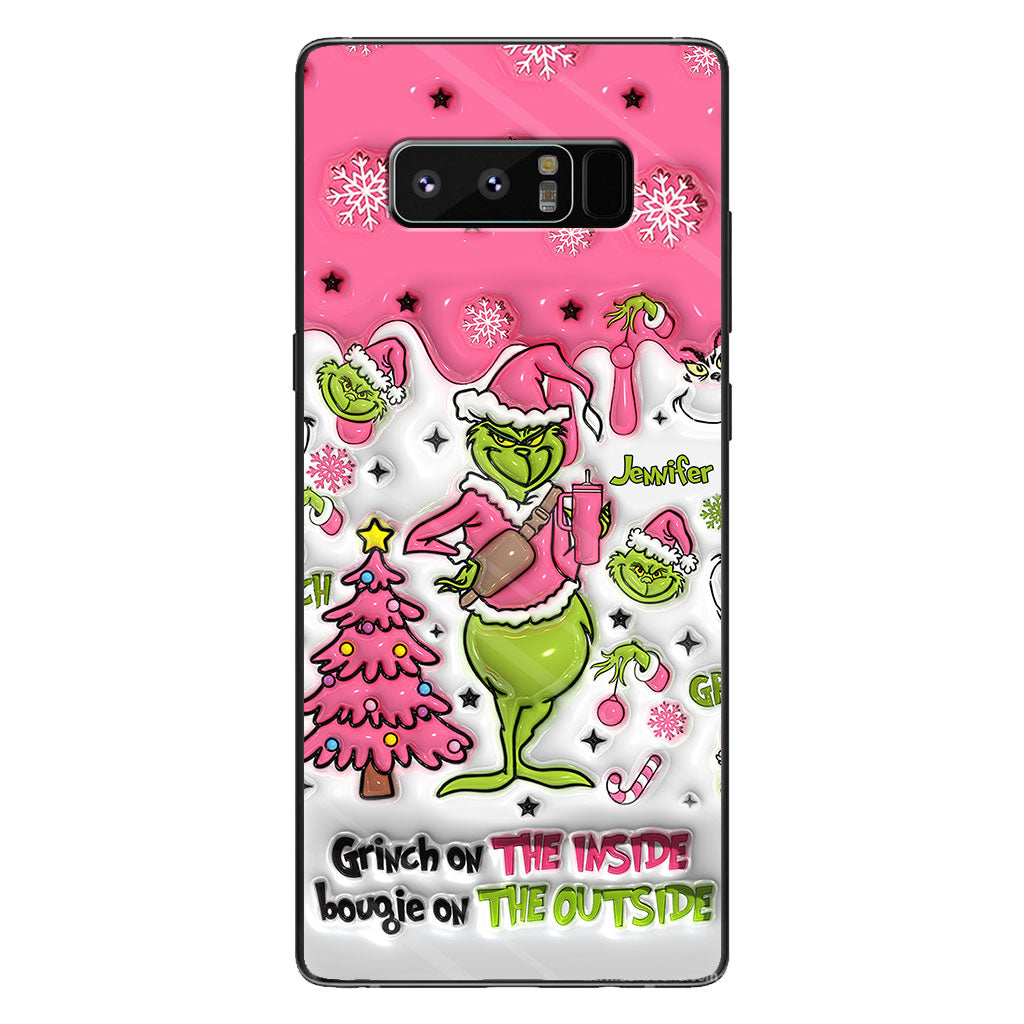 Grinch On The Inside - Personalized Stole Christmas Phone Case