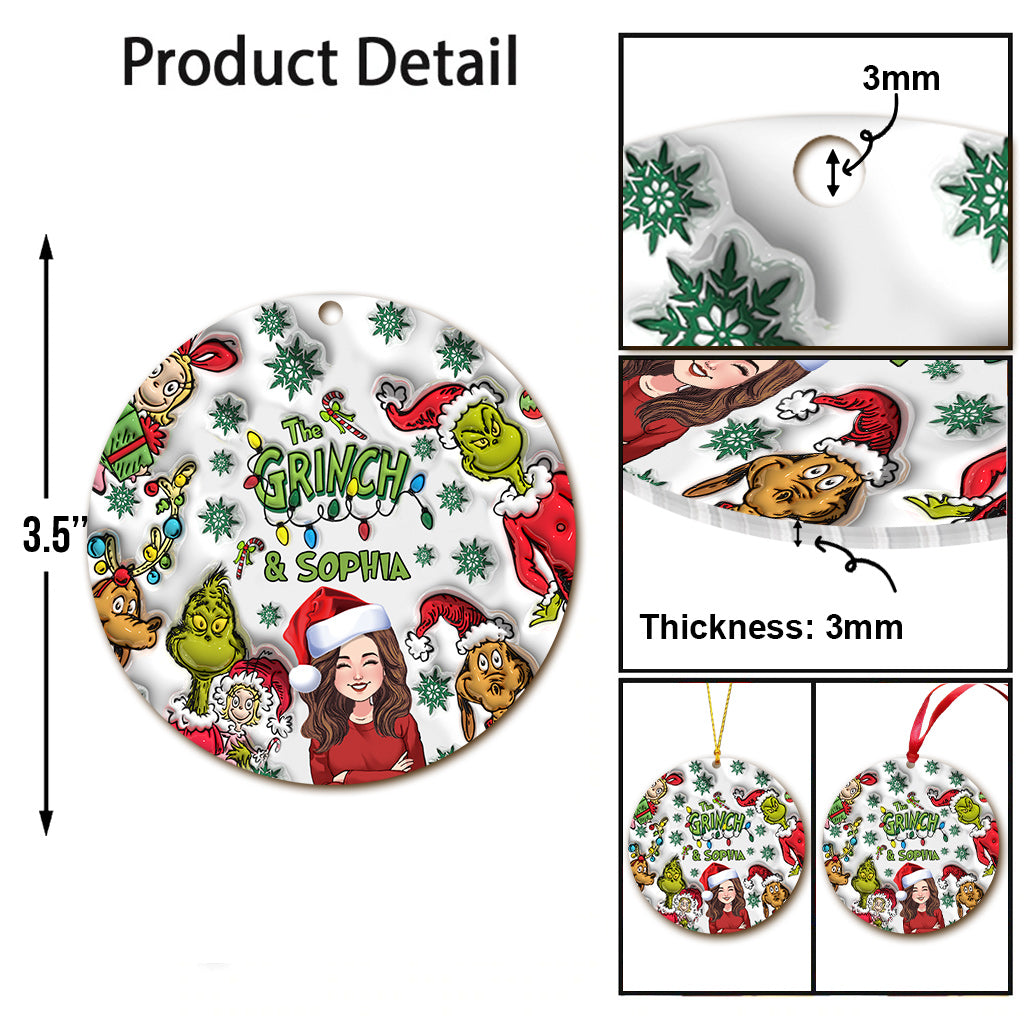 Merry Christmas - Personalized Stole Christmas Ornament