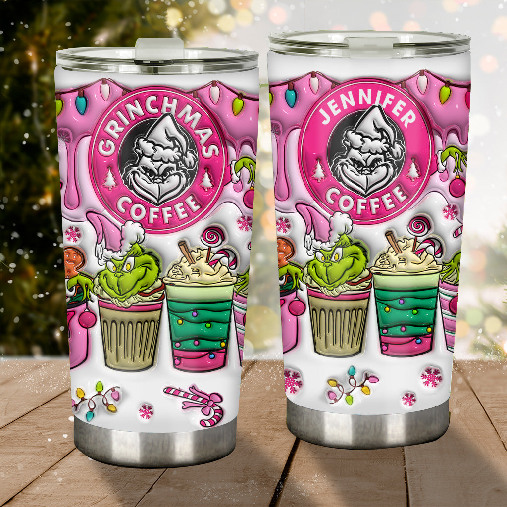 Grinchmas Coffee - Personalized Stole Christmas Tumbler