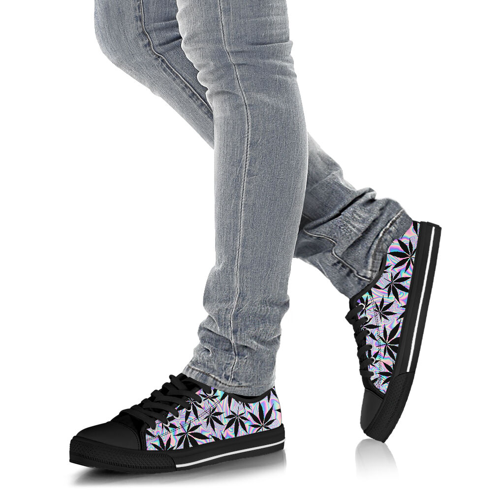 Holographic 420 - Weed Low Top Shoes 0822
