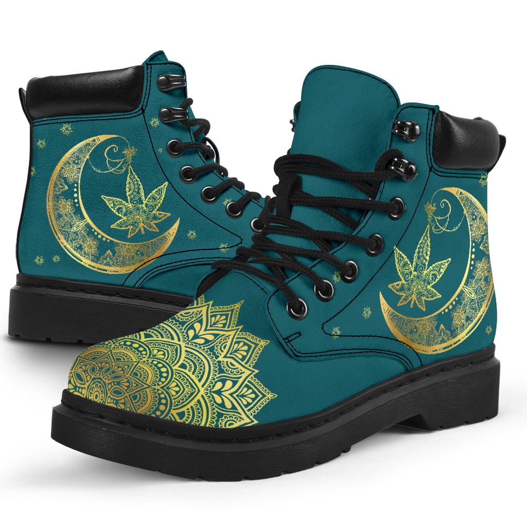 Stay High Moon Child - Weed All Season Boots 0822