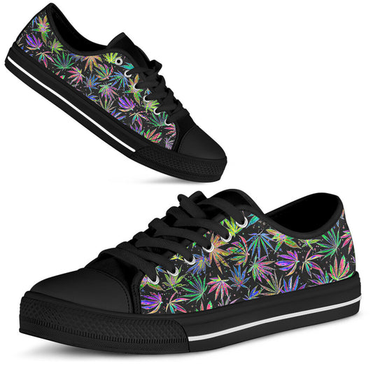Neon Pot Party - Weed Low Top Shoes 0822