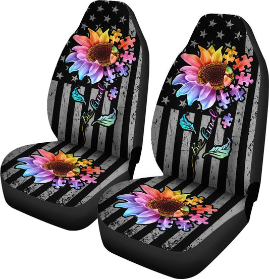 Be Kind Autism Autism Awareness Seat Covers 0622