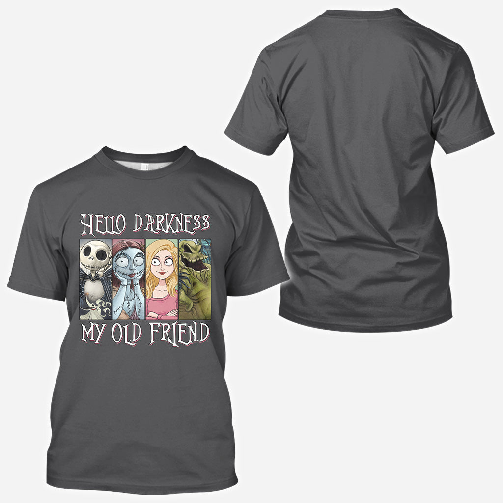 Hello Darkness My Old Friend - Personalized Nightmare All Over Shirt