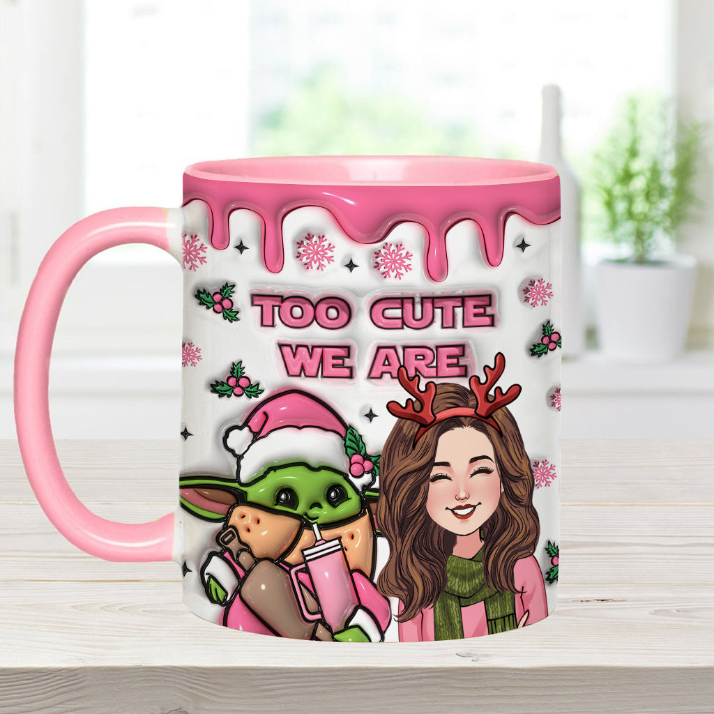 Too Cute We Are - Personalized The Force Accent Mug