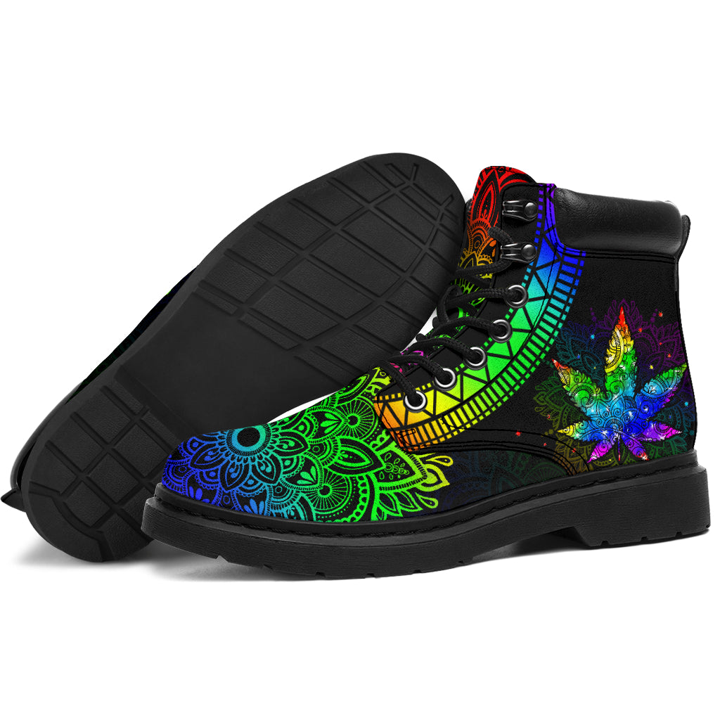 Rainbow Leaf - Weed All Season Boots 0822
