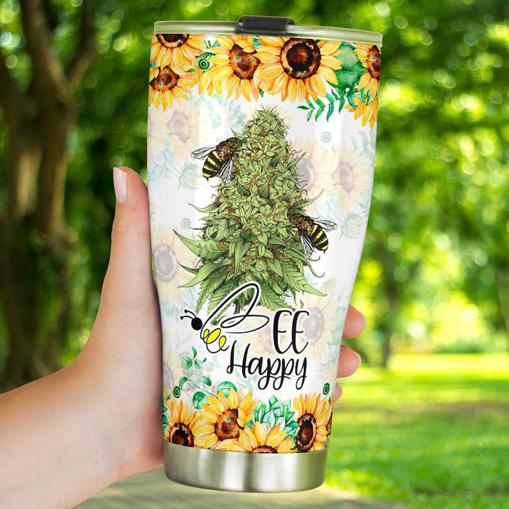 Bee Happy - Weed Tumbler 0822