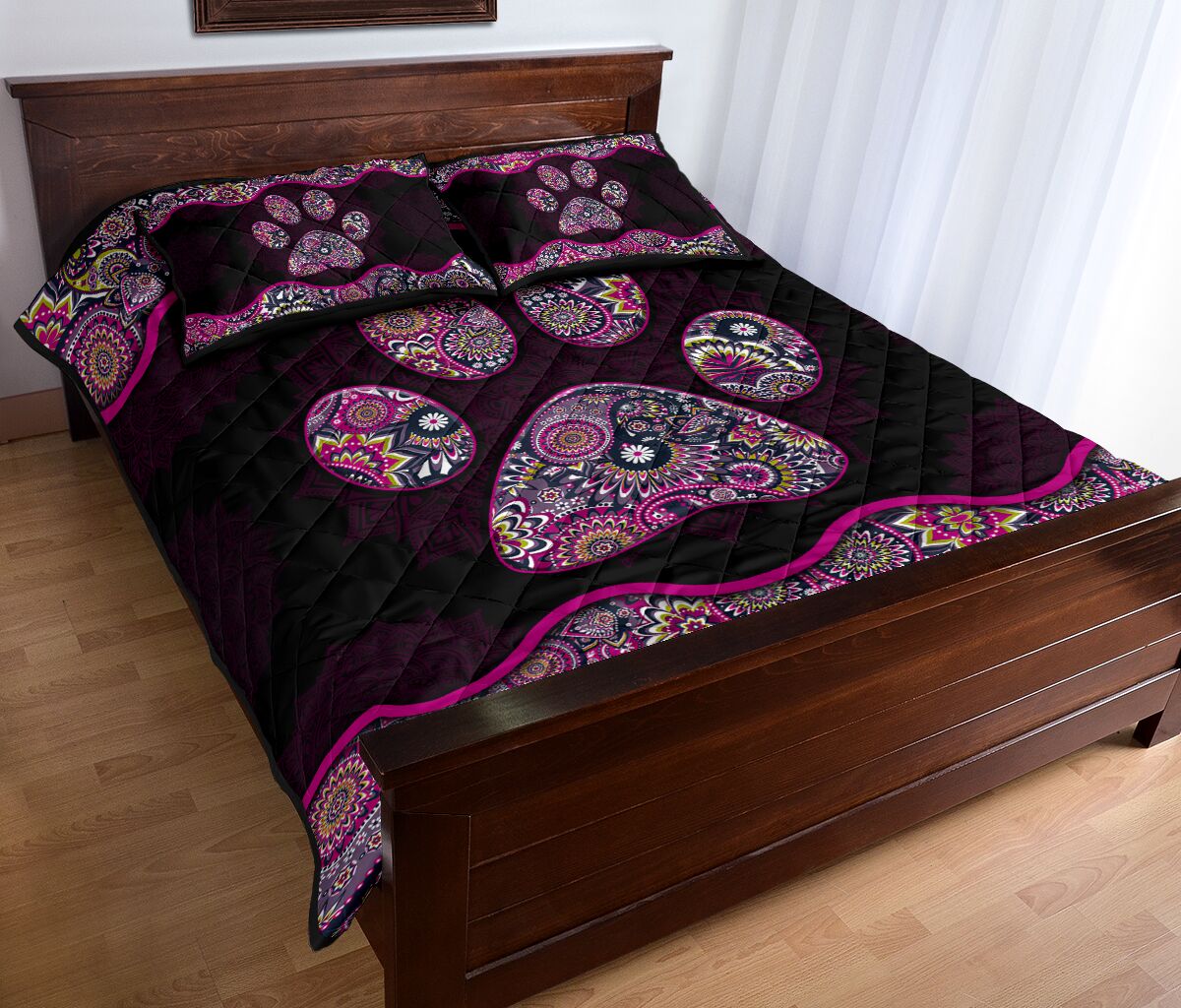 Dog Paws Dog Quilt Set 0622
