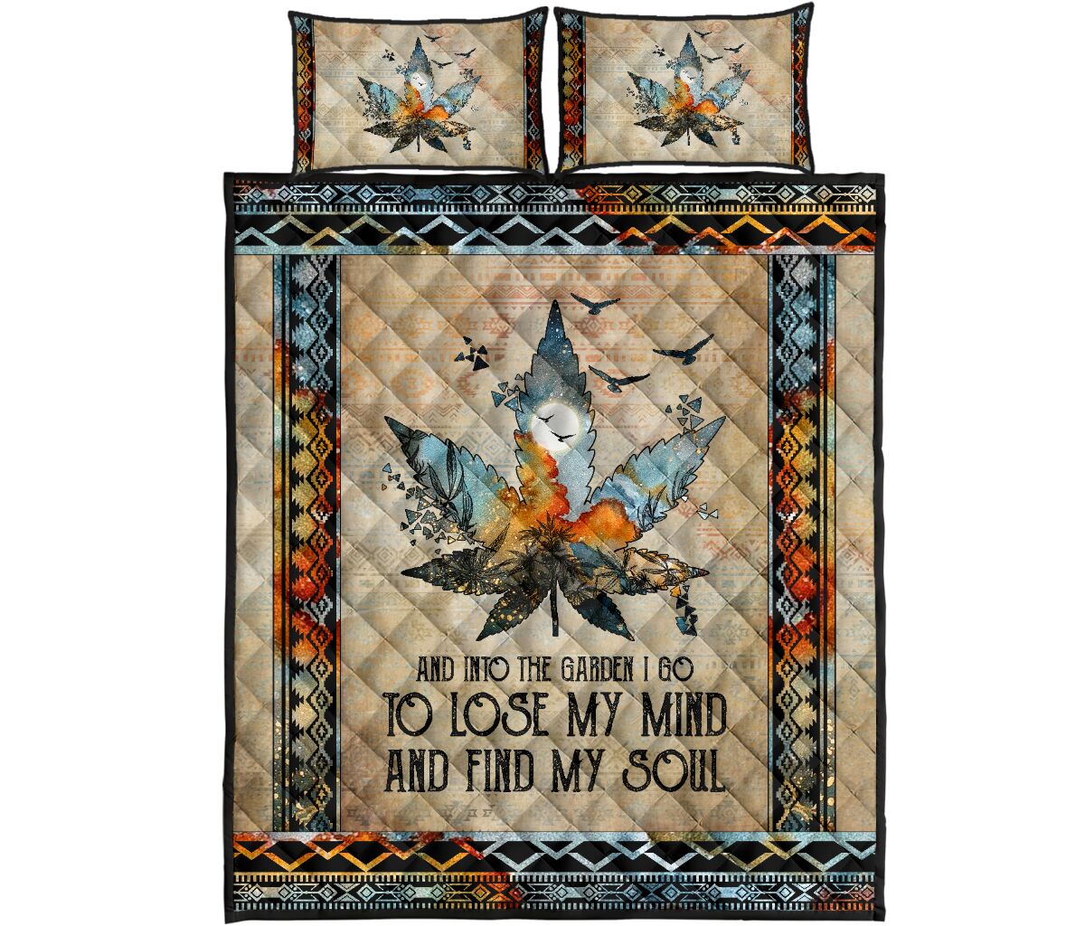 And Into The Garden I Go - Weed Quilt Set 0822