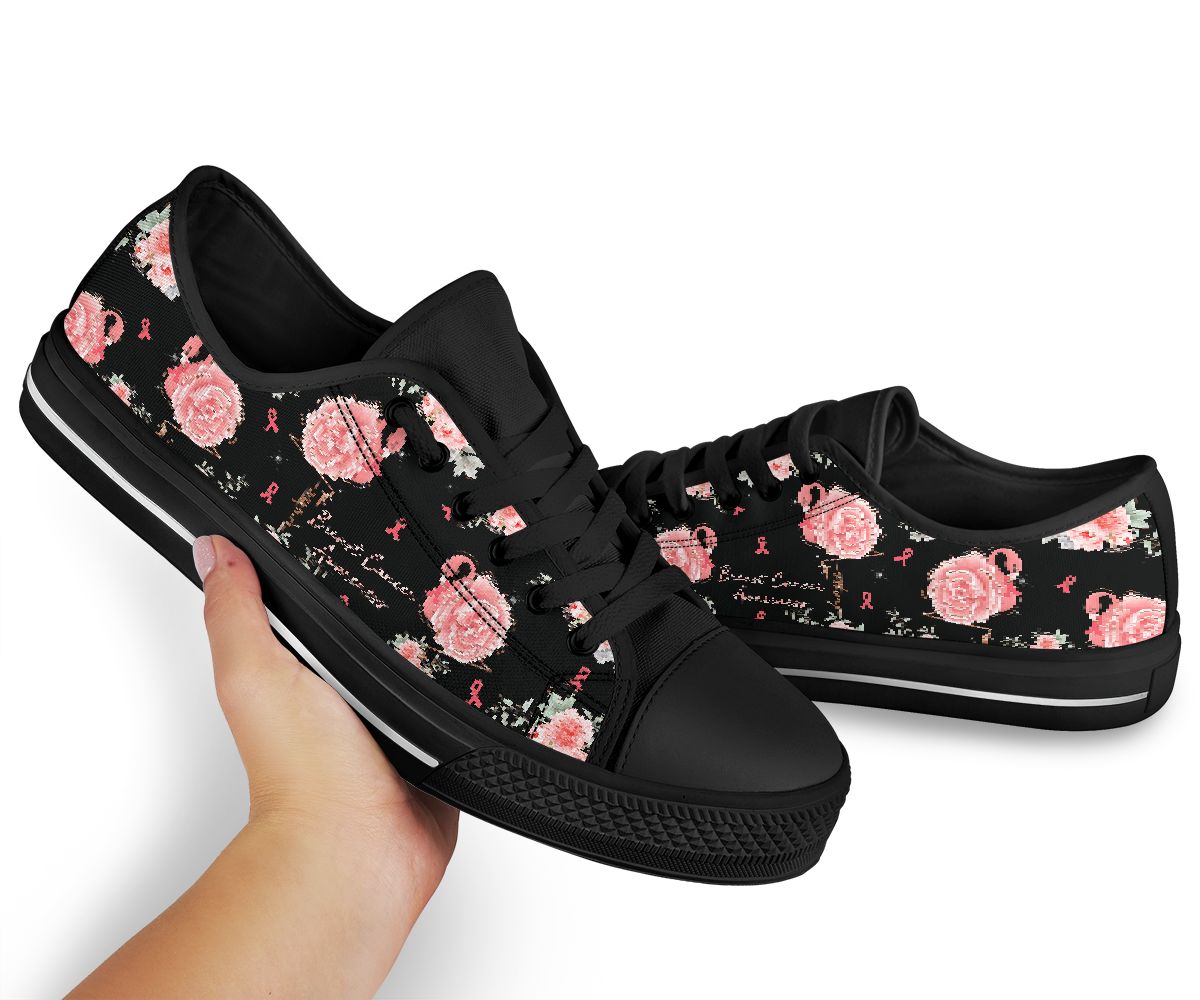 Flamingo Breast Cancer Awareness Breast Cancer Awareness Low Top Shoes 0622
