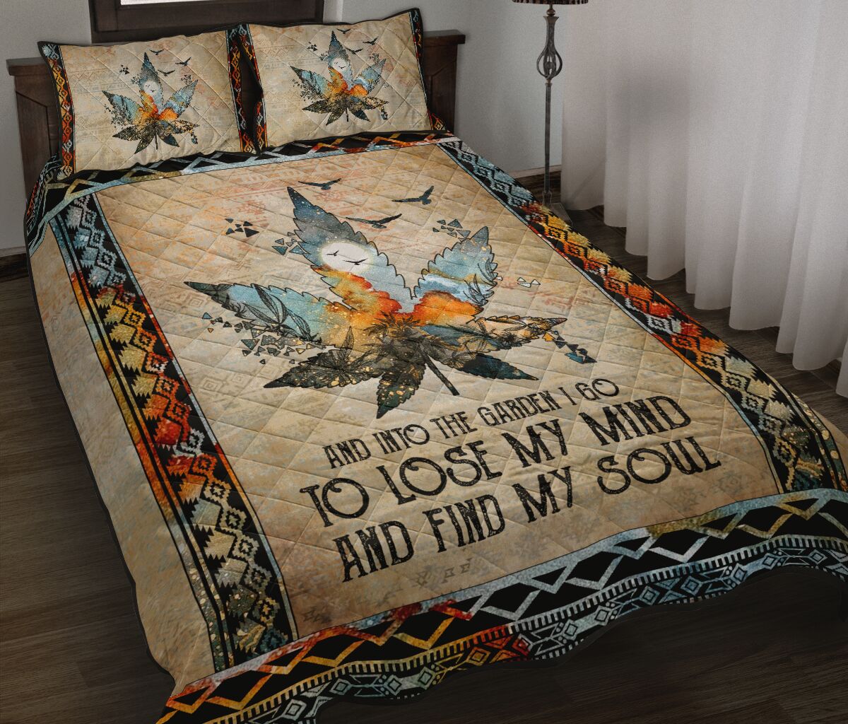 And Into The Garden I Go - Weed Quilt Set 0822