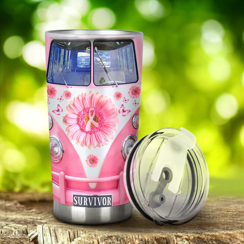 Survivor Breast Cancer Awareness Tumbler 0622