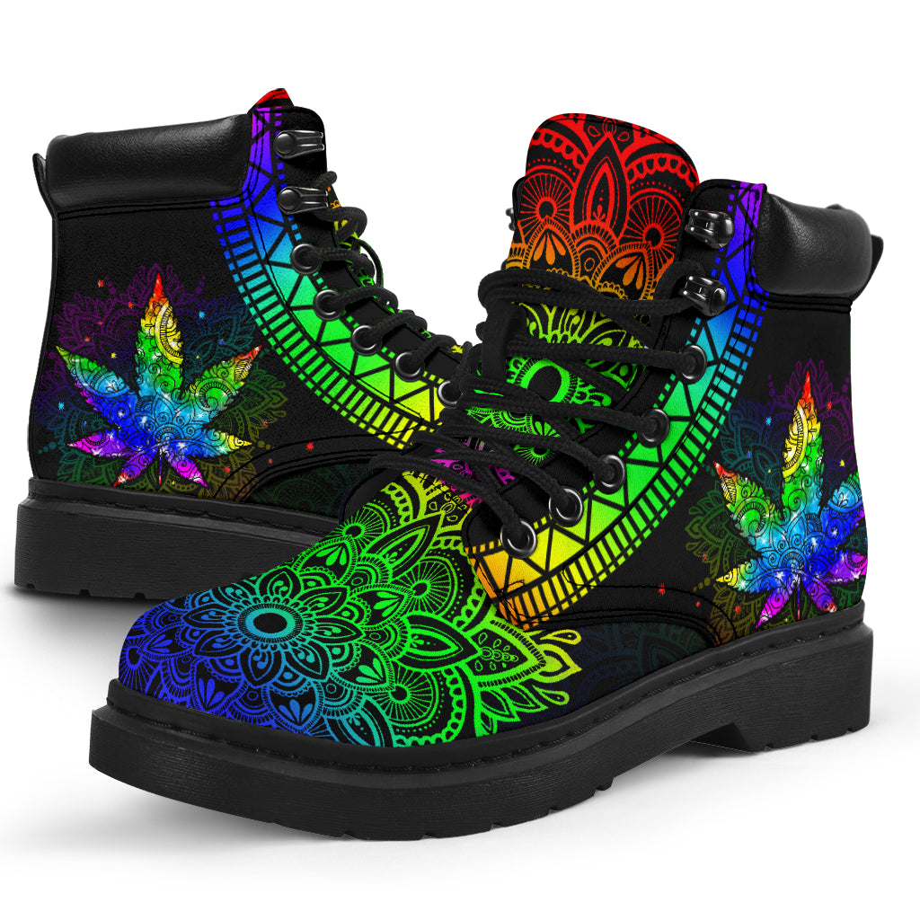 Rainbow Leaf - Weed All Season Boots 0822