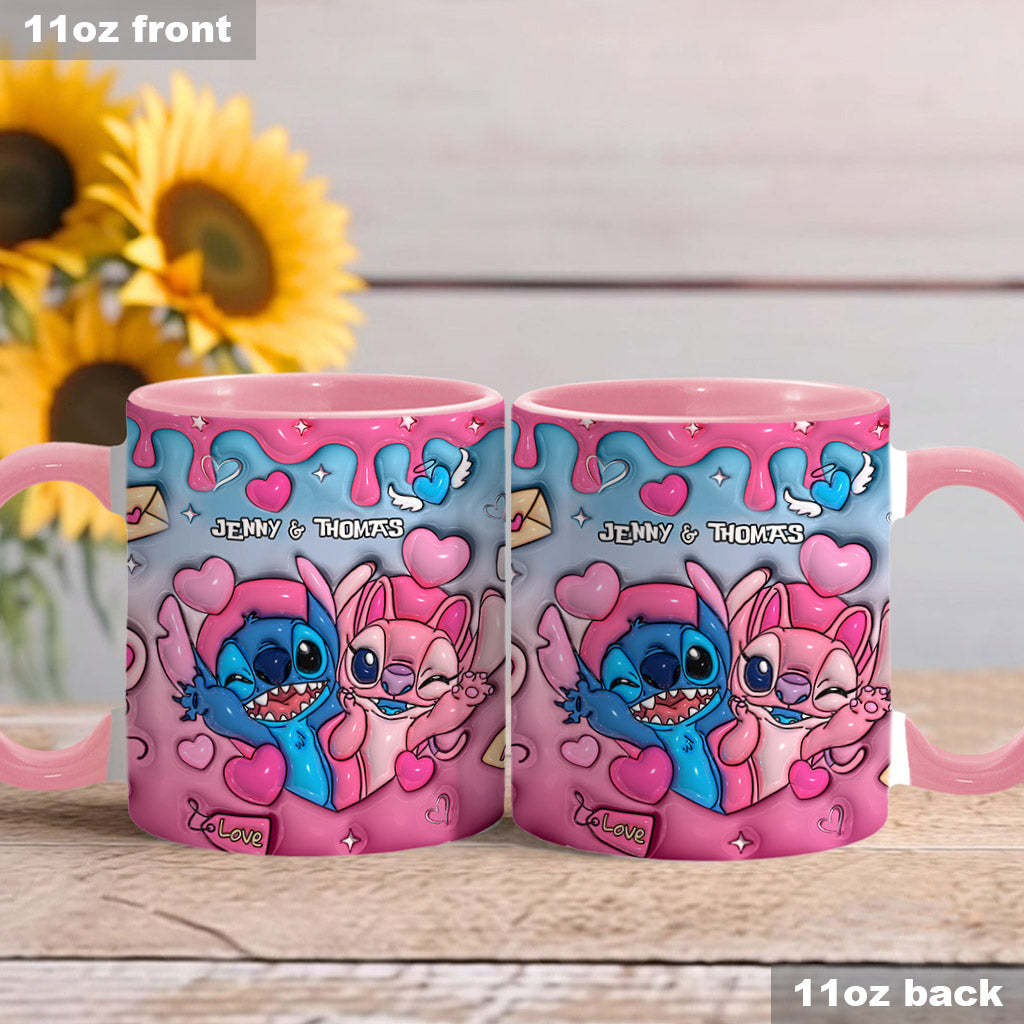 You And Me - Personalized Ohana Accent Mug