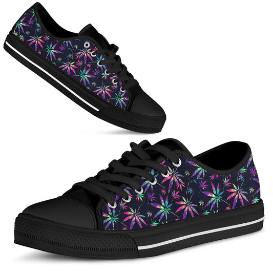 Colorful Leaves - Weed Low Top Shoes 0822