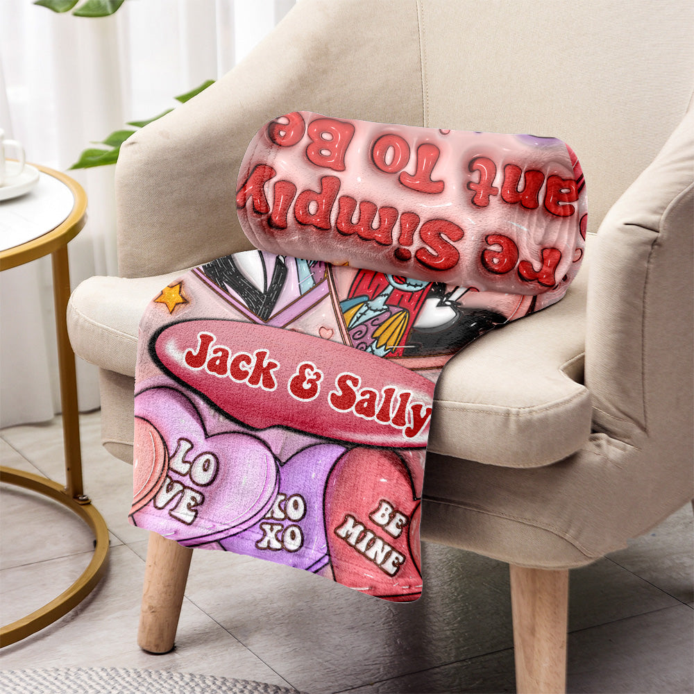We’re Simply Meant To Be - Personalized Nightmare Blanket