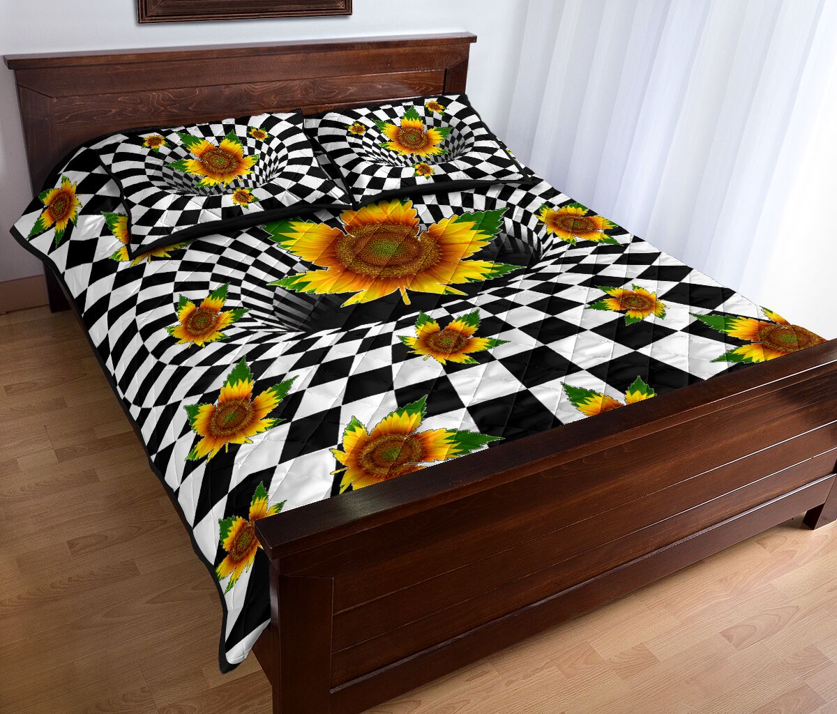 3D Sunflower - Weed Quilt Set 0822