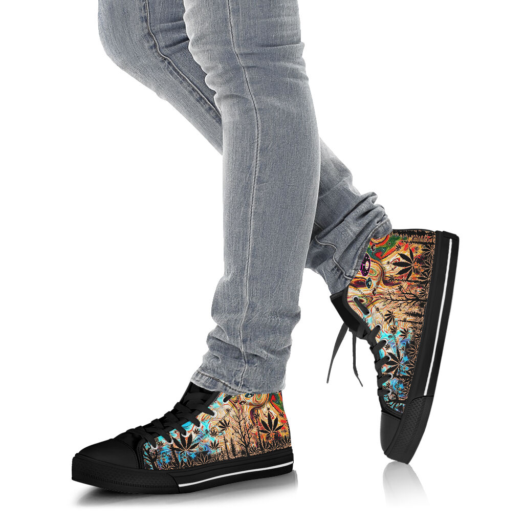 Stay High Everyday - Weed High Top Shoes 0822
