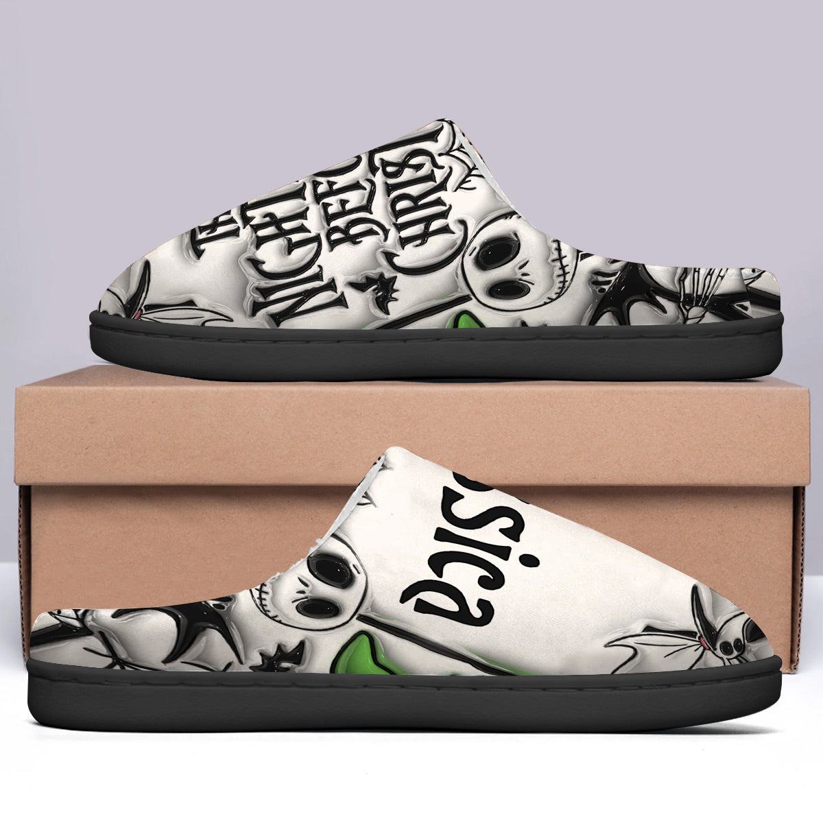 Nightmare - Personalized Nightmare Slippers
