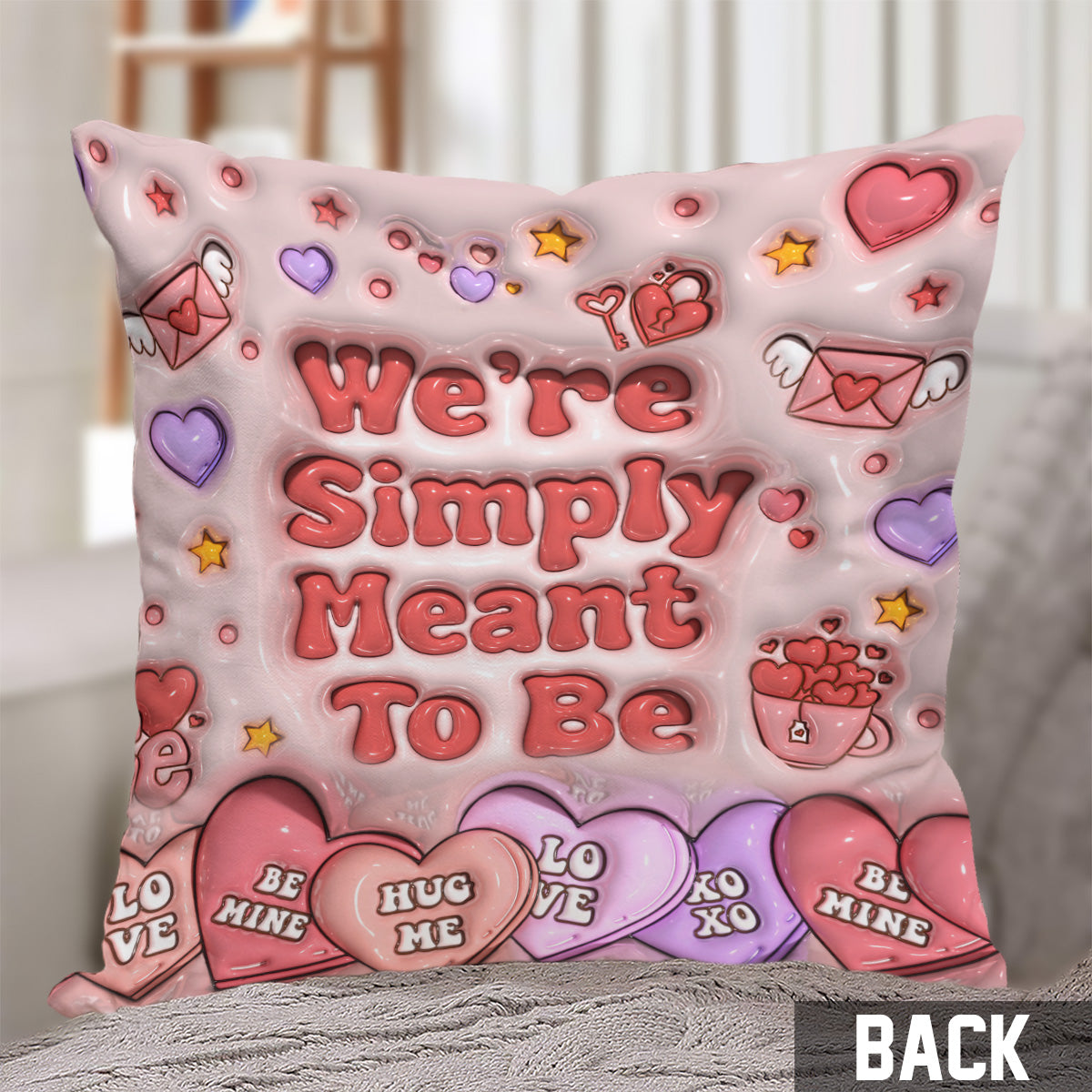 We’re Simply Meant To Be - Personalized Nightmare Throw Pillow