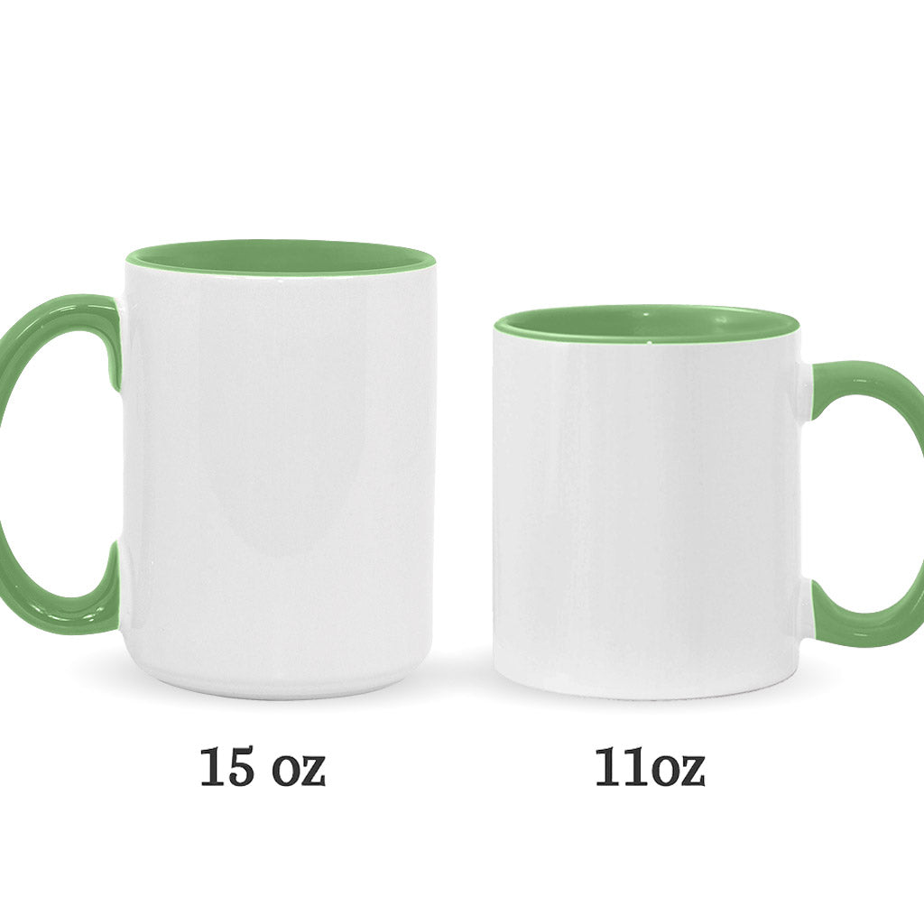 Green & Pink - Personalized Stole Christmas Accent Mug