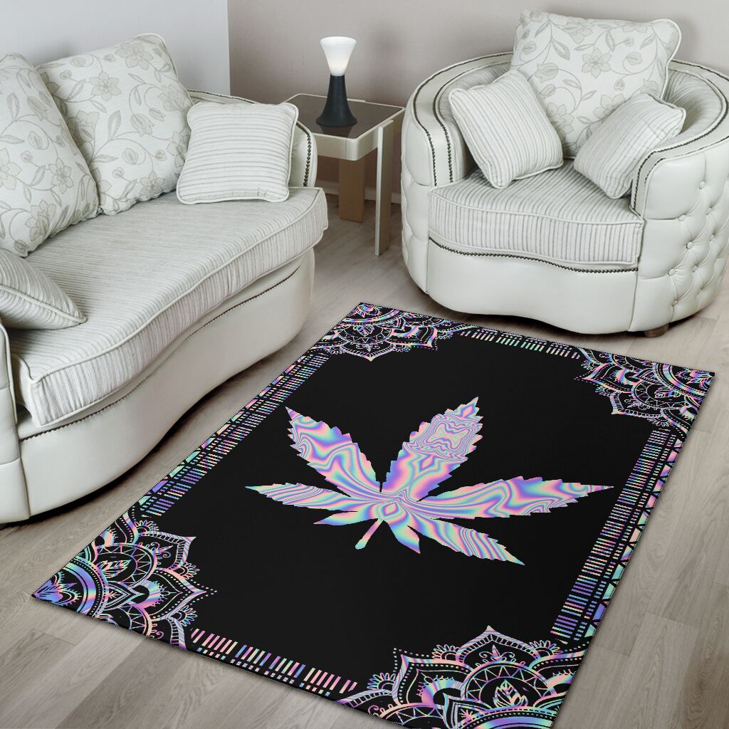 Holographic 420 - Weed Rug 0822