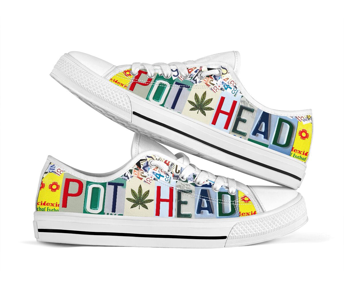 Pot Head - Weed Low Top Shoes 0822