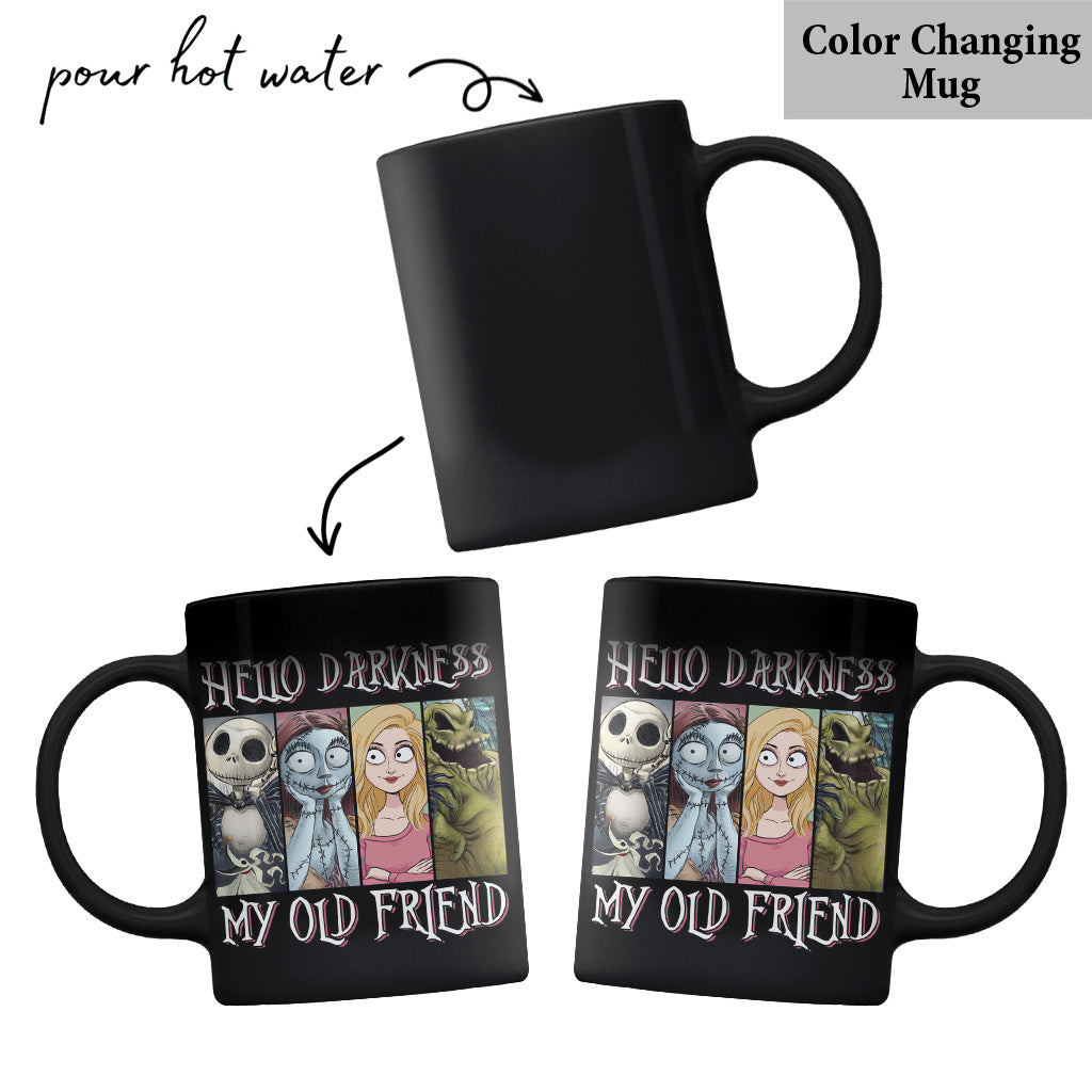 Hello Darkness My Old Friend - Personalized Nightmare Mug
