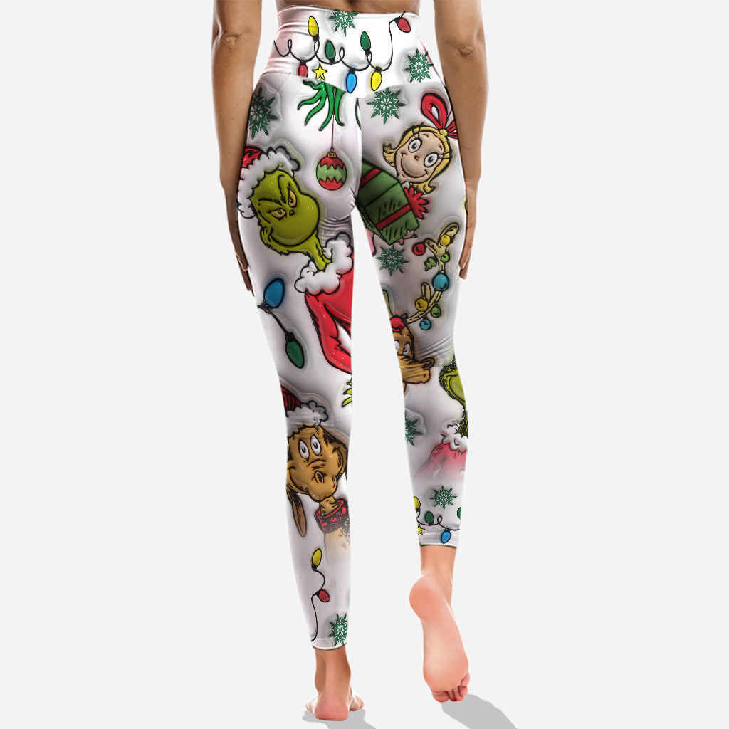 Merry Chrisrtmas - Personalized Stole Christmas Hoodie and Leggings