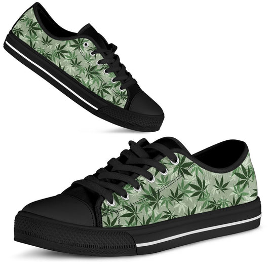 Vintage Retro - Weed Low Top Shoes 0822